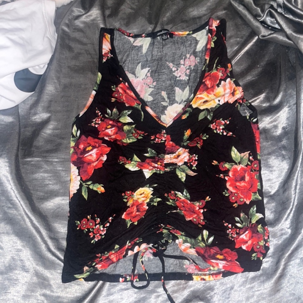 floral print tank top